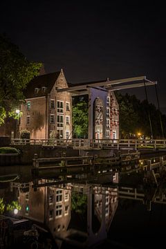 Zwolle - The Pelser Bridge in the evening by Mitchell Molenhuis