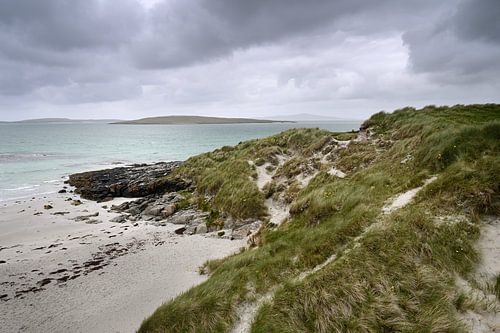 Desolate beach in the Outer Hebrides, Scotland