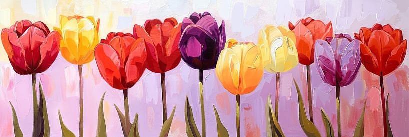 Tulips by Poster Art Shop