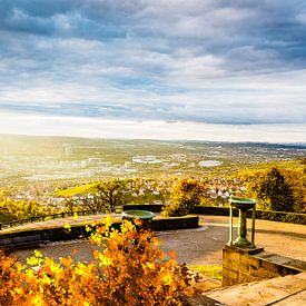 View of Stuttgart from the grave chapel on the Württemberg by Jürgen Neugebauer | createyour.photo