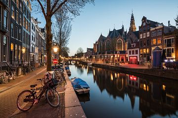 Oudezijds Voorburgwal, Amsterdam van Mercury fotografie