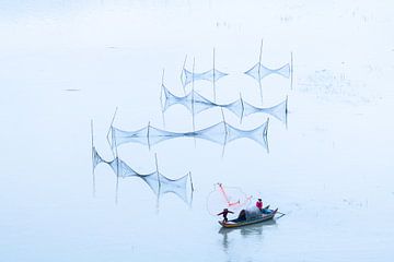 Fisherman in the East II by Rudmer Hoekstra