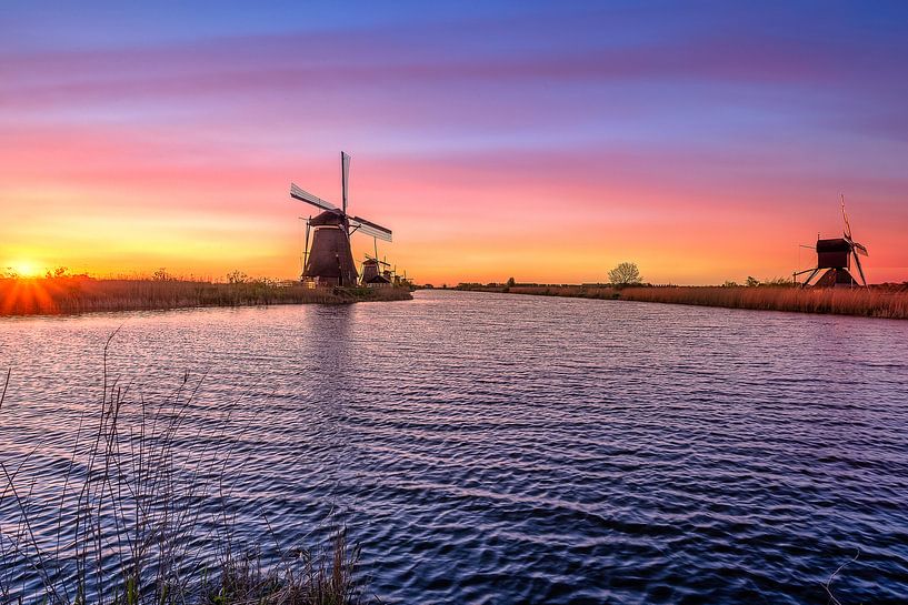 Children's dike sunrise by Björn van den Berg