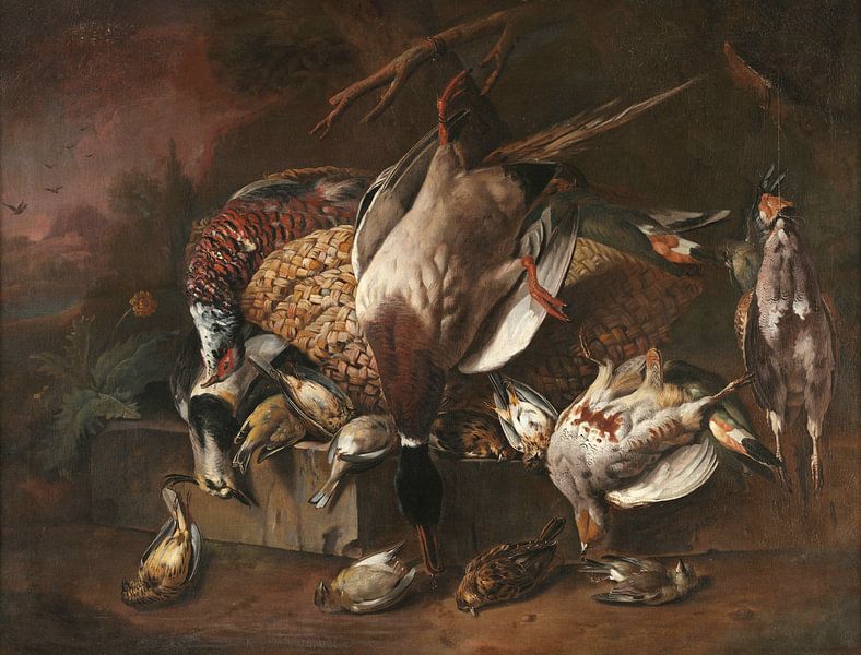 Dead birds, Melchior d'Hondecoeter by Masterful Masters
