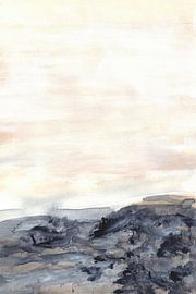 Ruhige abstrakte Landschaft von Lori Ann Folz