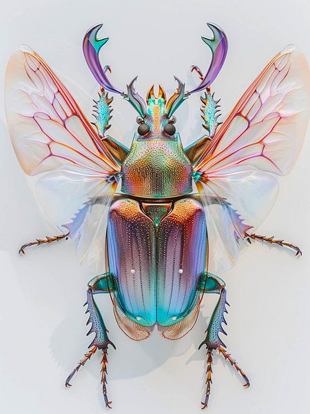 Colorful beetle by haroulita