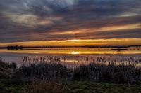 Zonsondergang bij 't Roegwold