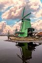 Molen van de Zaanse Schans, de Gekroonde Poelenburg van Gert Hilbink thumbnail
