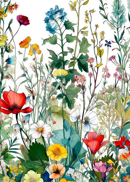 Meadow pattern 78 #nature by JBJart Justyna Jaszke