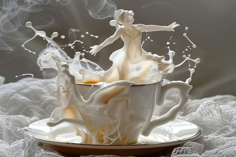 Kunst mit Kaffee von Egon Zitter