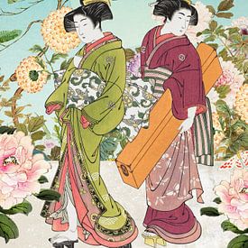 Japanese Summer Women by Marja van den Hurk