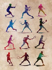 Tennis player sport art #tennis #sport