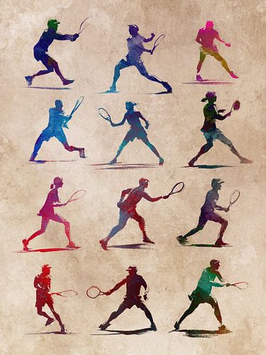 Tennisser sportkunst #tennis #sport