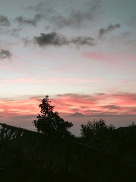 Magische zonsondergang Gran Canaria | Fotoprint Canarische Eilanden | Kleurrijke reisfotografie Spanje van HelloHappylife