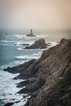 Leuchtturm an der französischen Küste