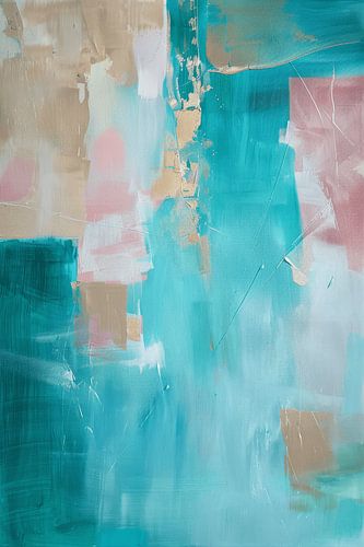 Modern und abstrakt in Pastellfarben