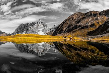Herbstlicht über dem Eissee