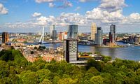 The skyline of Rotterdam by MS Fotografie | Marc van der Stelt thumbnail