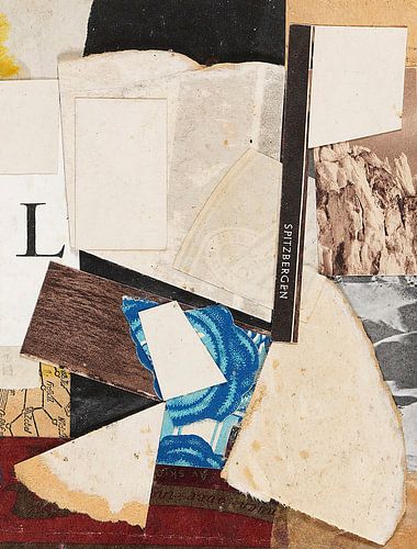 Kurt Schwitters - Spitzbergen, Merzzeichnung (1929)