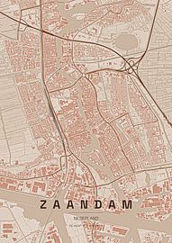 Zaandam – Stadtplan von Stef van Campen