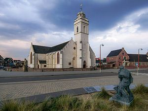 Oude kerk Katwijk sur Dirk van Egmond