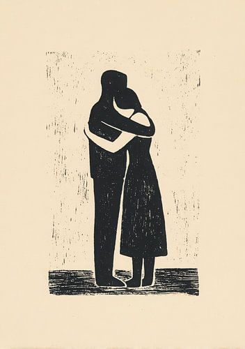 Zwart-wit omhelst silhouetten