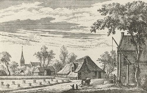 Abraham Rademaker, Gezicht op Hilversum, 1609