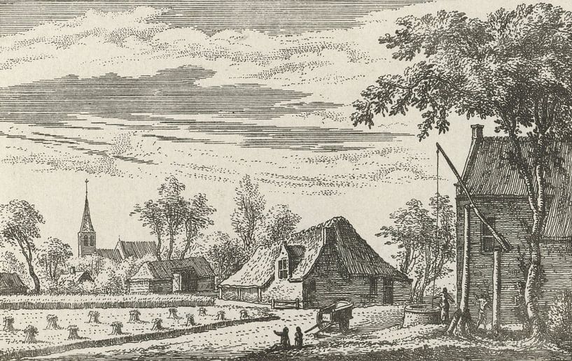 Abraham Rademaker, View of Hilversum, 1609 by Atelier Liesjes