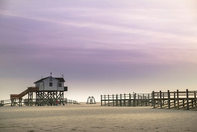 Strand von Sankt Peter-Ording van Annette Sturm