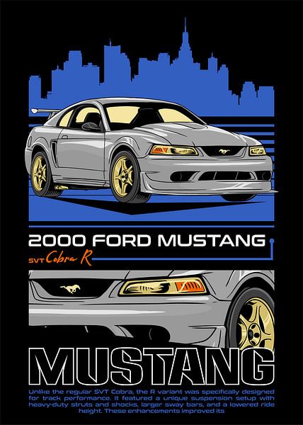 Ford Mustang SVT Cobra R Car by Adam Khabibi