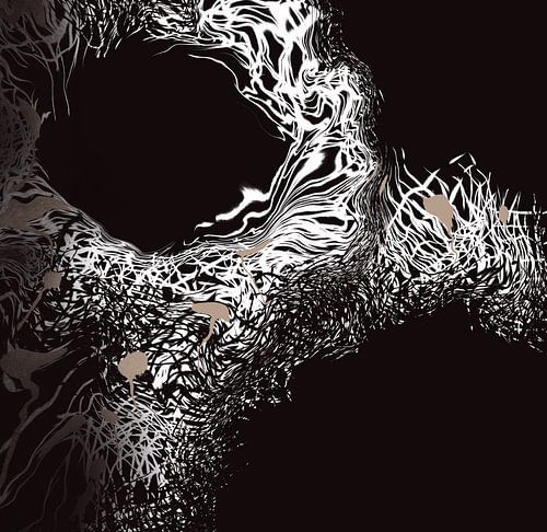 Wat denk jij? Circle Flow - modern abstract indrukwekkend