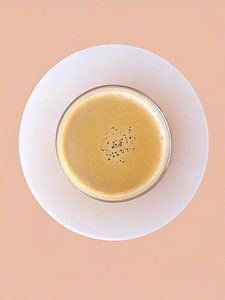 Abstract art coffee sunrise