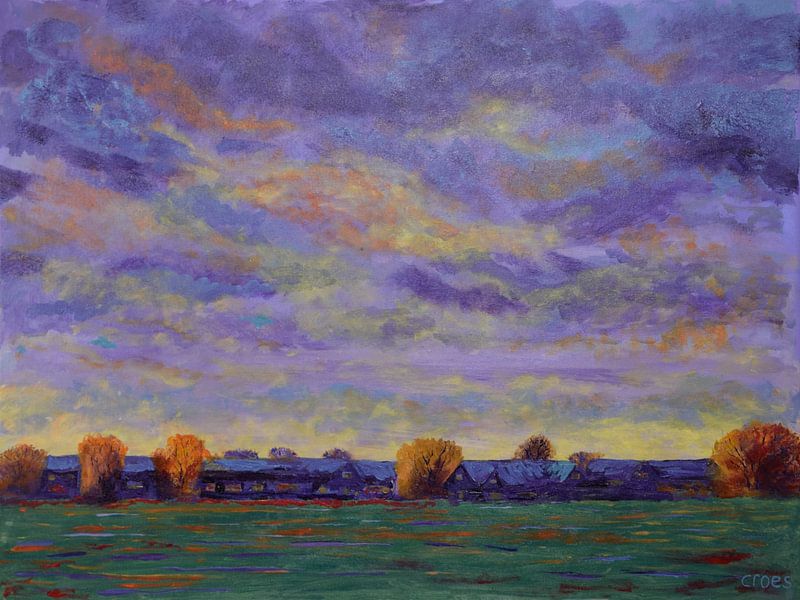 Eemdaller Skyline von Chris Croes schilderijen