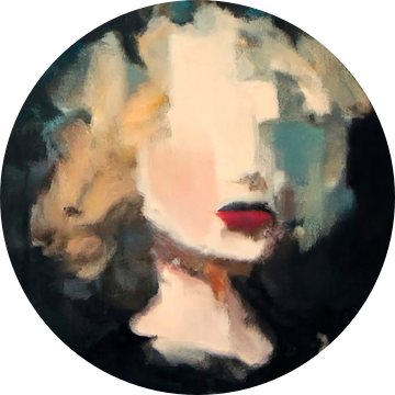 Abstract portret "Marilyn" van Carla Van Iersel