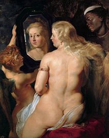 Peter Paul Rubens . Vénus devant le miroir, 1612