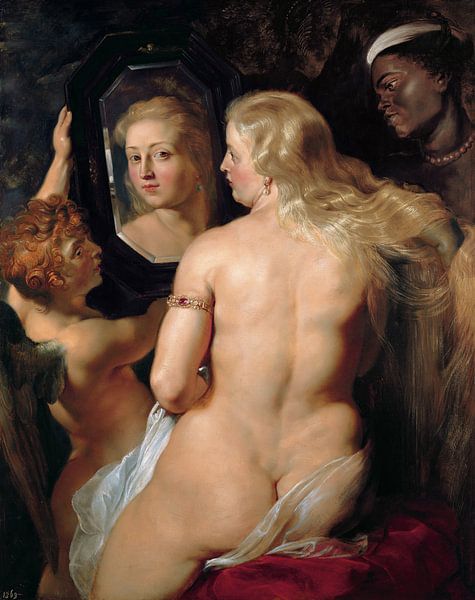 Venus vor dem Spiegel - Peter Paul Rubens von 1000 Schilderijen