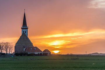 Kerk Den Hoorn Texel natte voeten 01