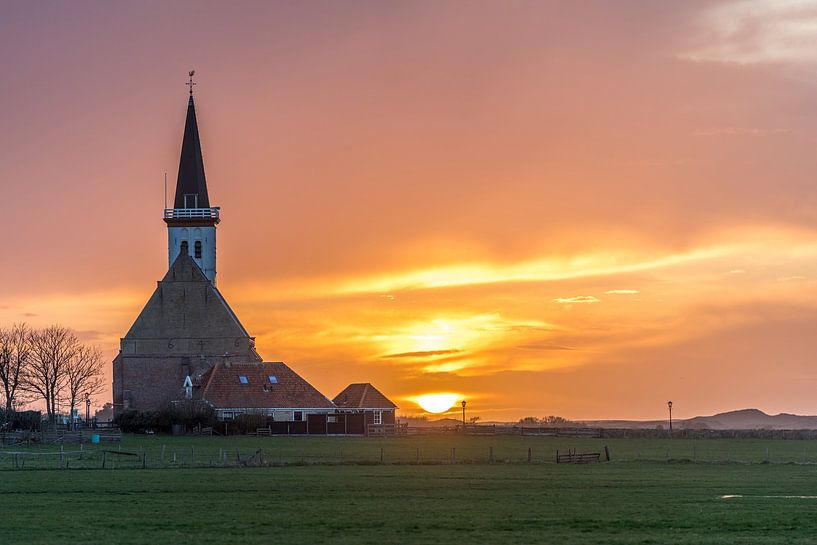 Kirche Den Hoorn Texel nasse Füße 01 von Texel360Fotografie Richard Heerschap