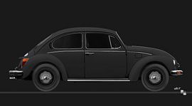 VW Käfer Black von aRi F. Huber