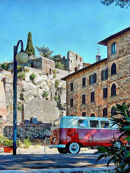 Alt und Neu in Passignano sul Trasimeno von Dorothy Berry-Lound