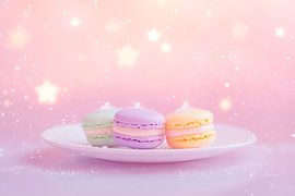 Fine macarons in pastel colours by Poster Art Shop