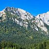 Uitzicht op de bergtoppen van Bucegi Nationaal Park in Roemenië van Jessica Lokker