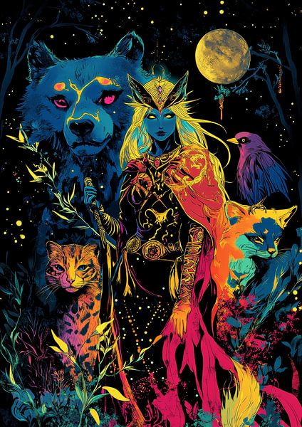 Vrouwen Zwarte Achtergrond van Lufy