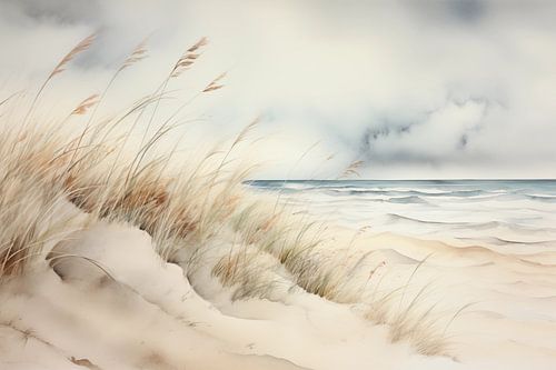 Watercolour dunes