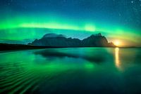 Vestrahorn met Noorderlicht