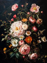 Nature morte aux fleurs sur Studio Allee