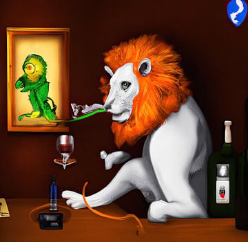 Le roi du bar sur Lions-Art