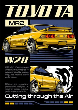 Toyota MR2 W20 JDM Auto von Adam Khabibi