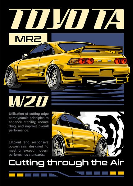 Toyota MR2 W20 JDM Auto von Adam Khabibi