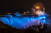 Feuerwerk an den Niagarafälle von Roland Brack Miniaturansicht